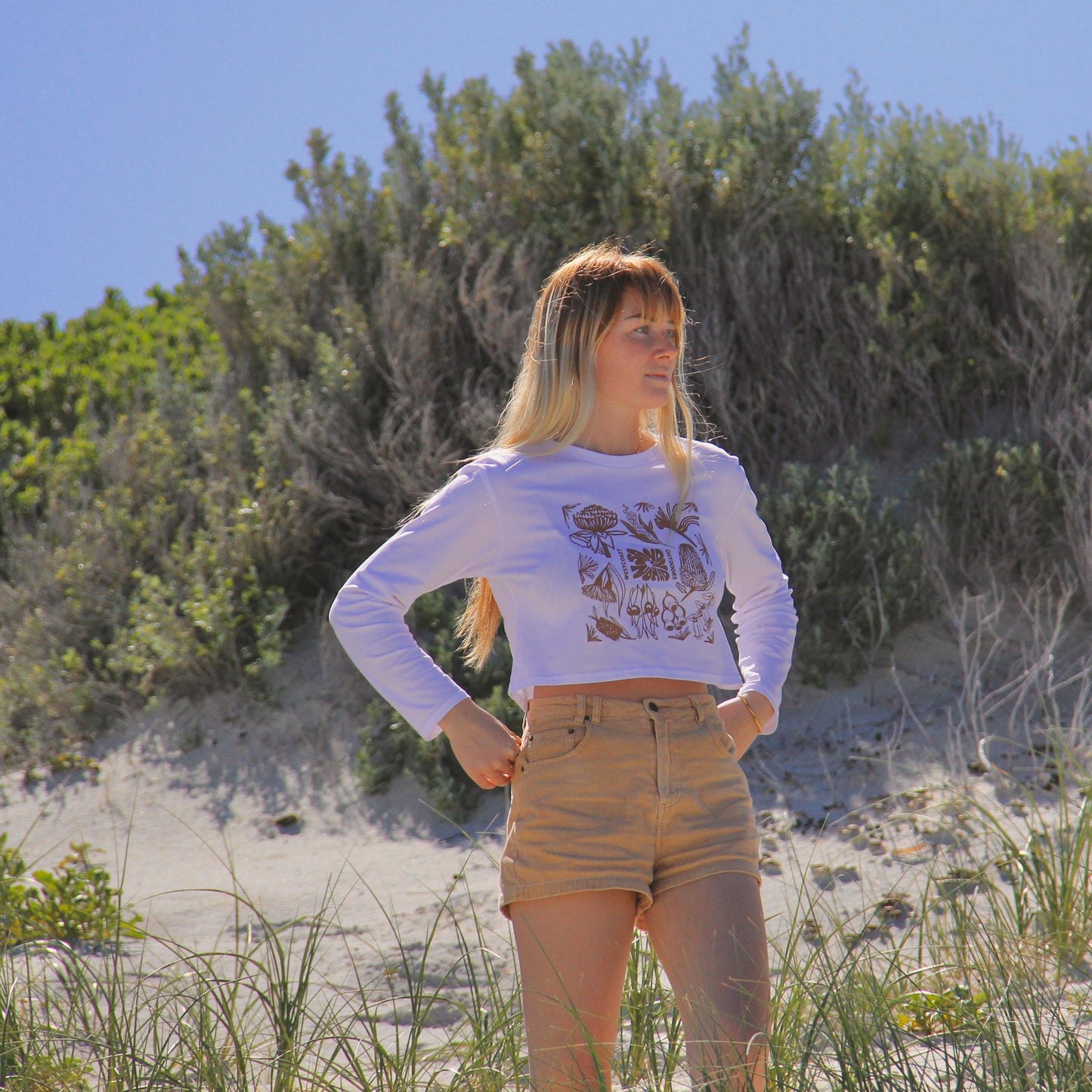 ‘Flora’ long sleeve tee