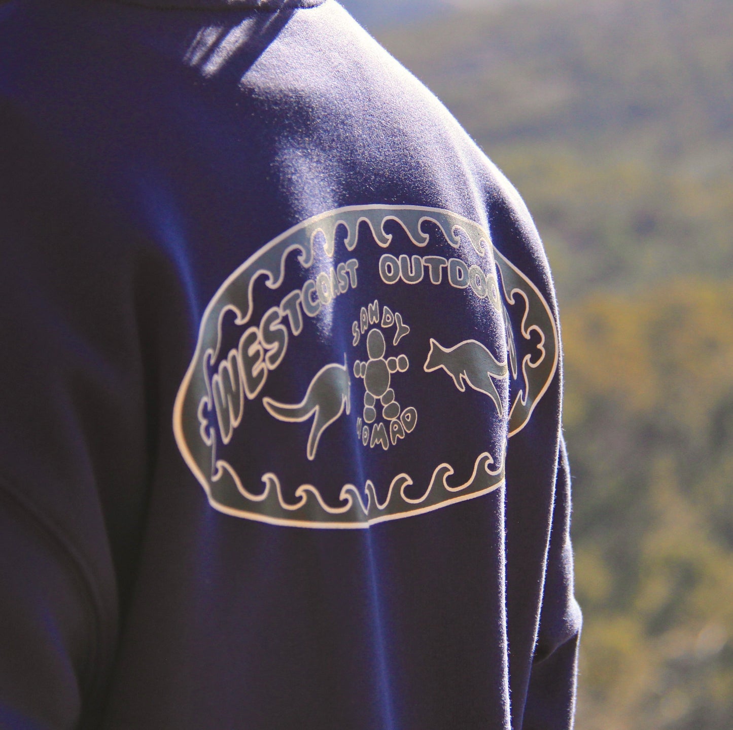 'Gone West' jumper (Bremer Blue)