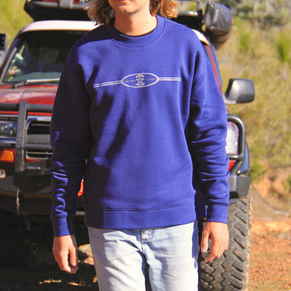 'Gone West' jumper (Bremer Blue)