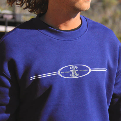 'Gone West' jumper (Bremer Blue)