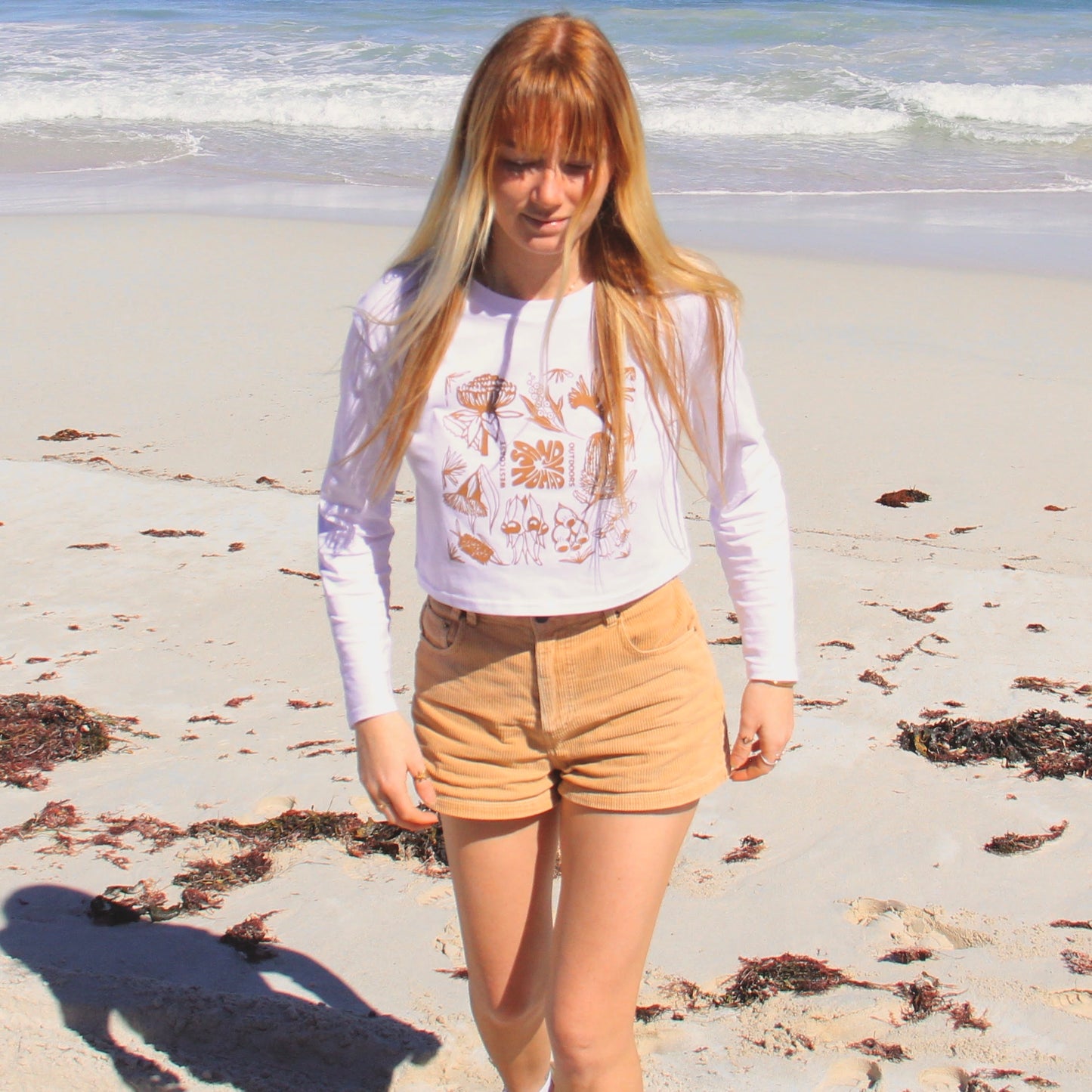 ‘Flora’ long sleeve tee