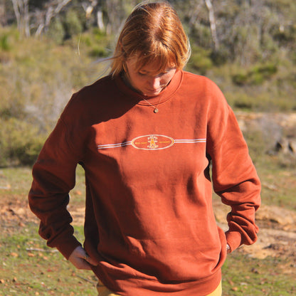 'Gone West' jumper (Red Rock)