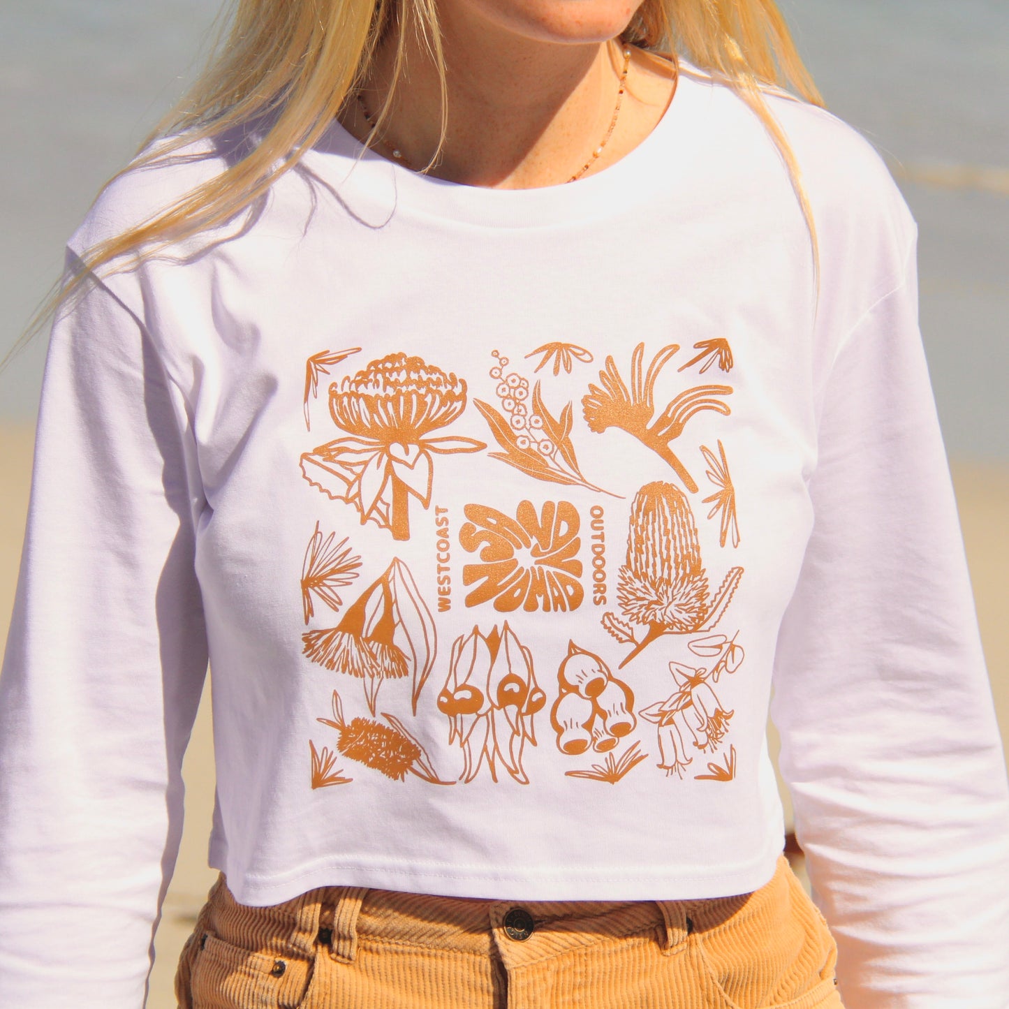 ‘Flora’ long sleeve tee