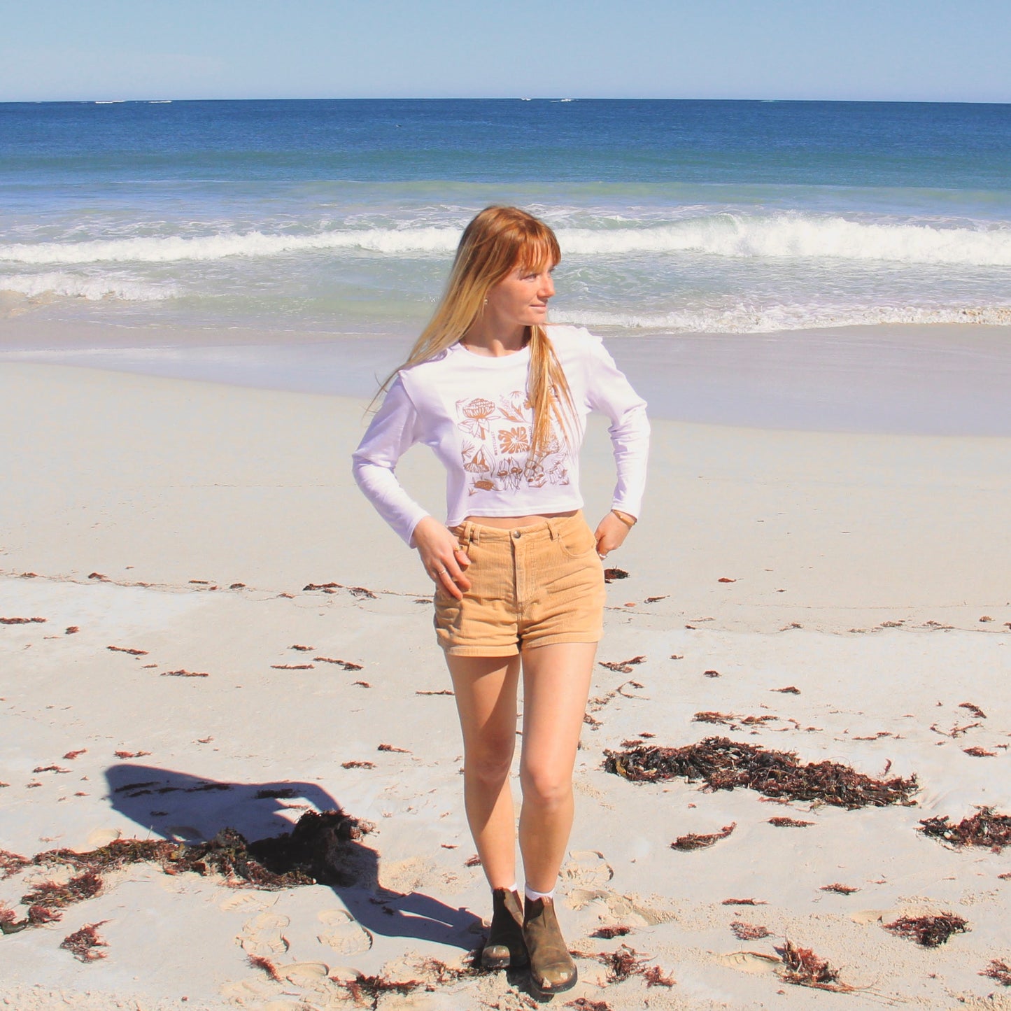 ‘Flora’ long sleeve tee