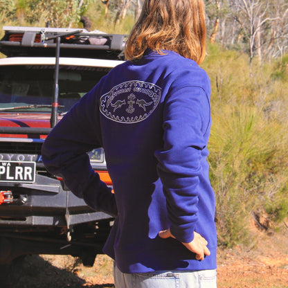 'Gone West' jumper (Bremer Blue)