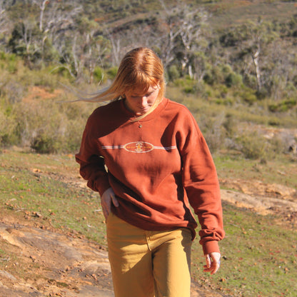 'Gone West' jumper (Red Rock)
