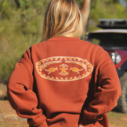'Gone West' jumper (Red Rock)