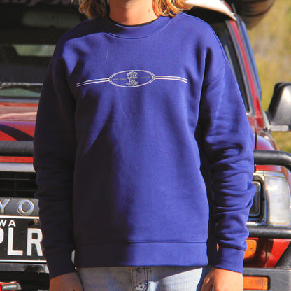 'Gone West' jumper (Bremer Blue)