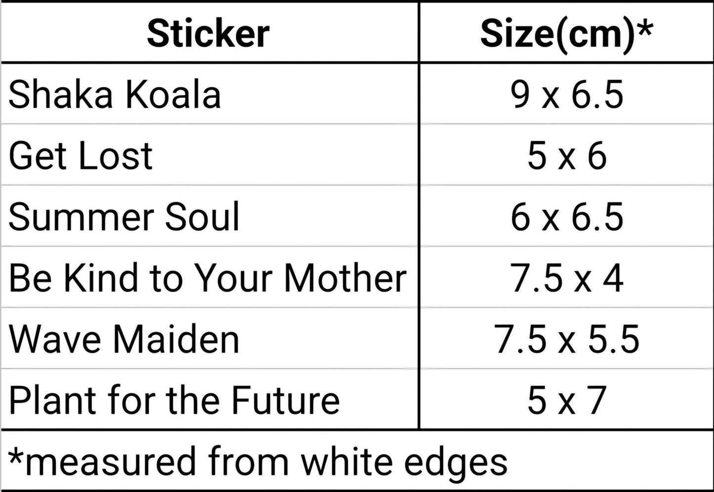 Vinyl Stickers