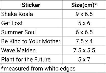 Vinyl Stickers