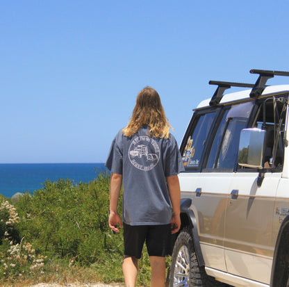 'Off Track' tee (blue)