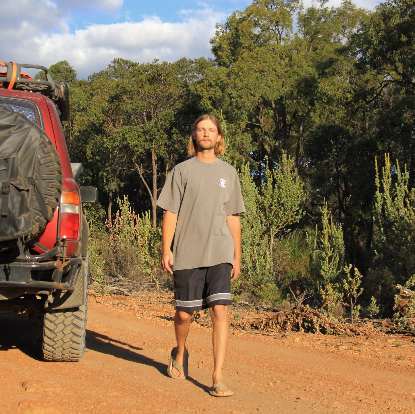'Off Track' tee (grey)