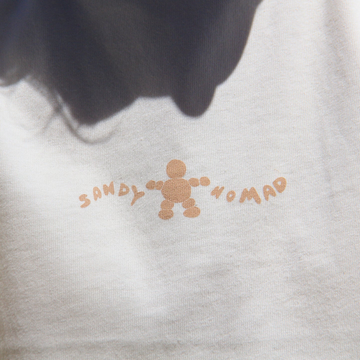 'Off Track' tee (cream)