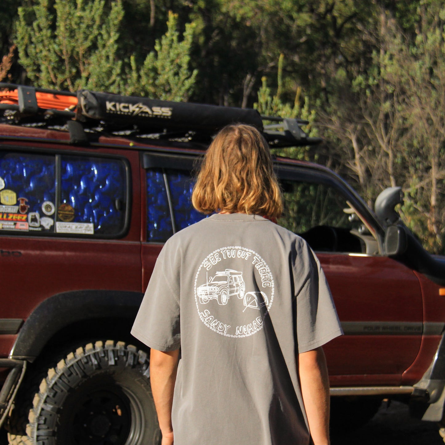 'Off Track' tee (grey)