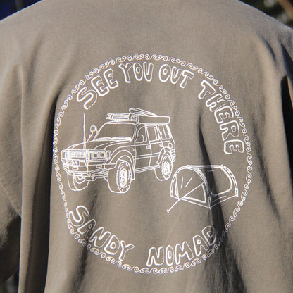 'Off Track' tee (grey)