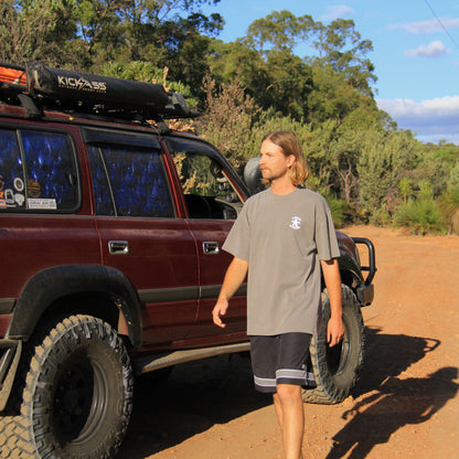 'Off Track' tee (grey)
