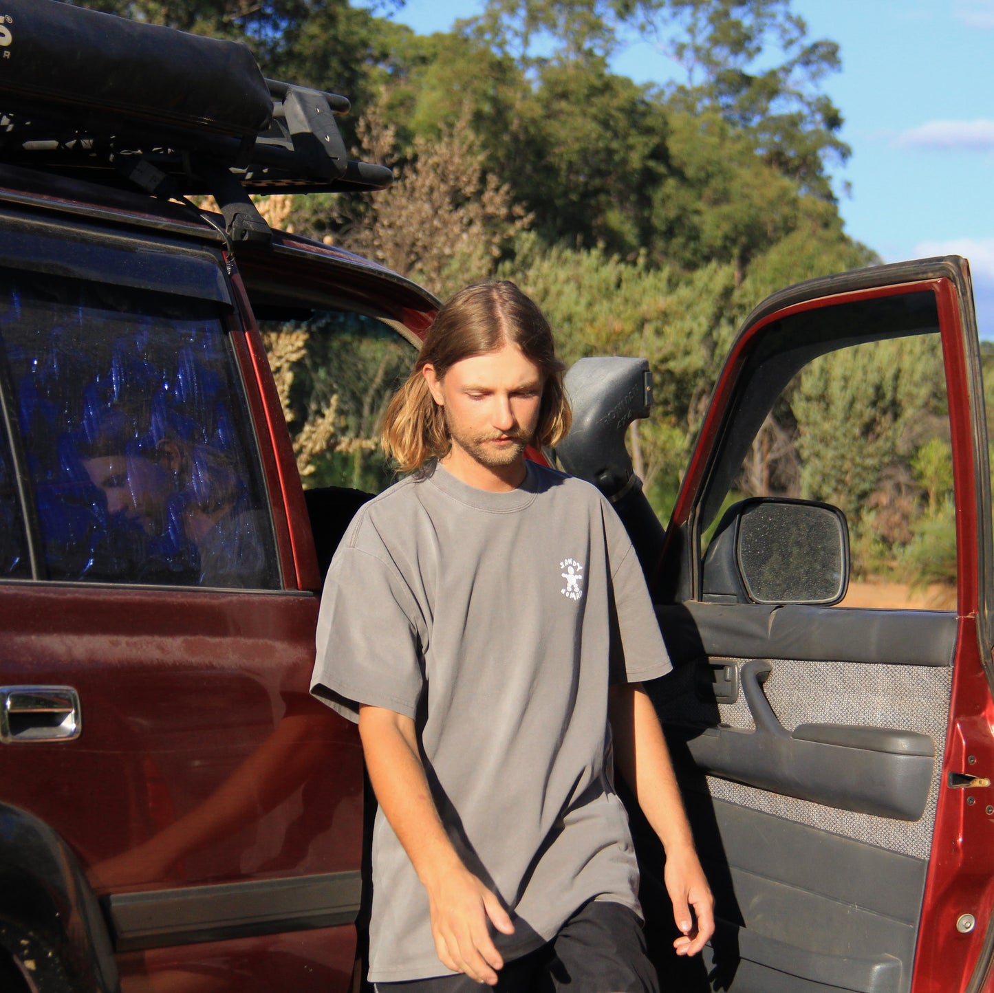 'Off Track' tee (grey)